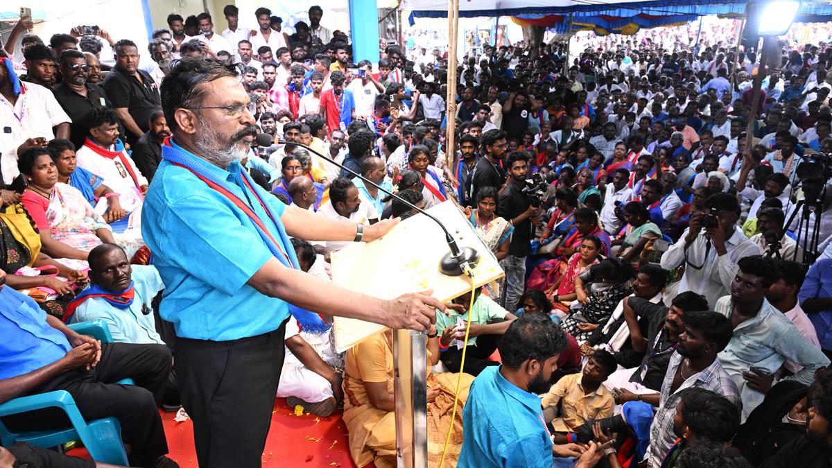 EPS saying AIADMK will have majority win shows party’s conflict with BJP: Thirumavalavan