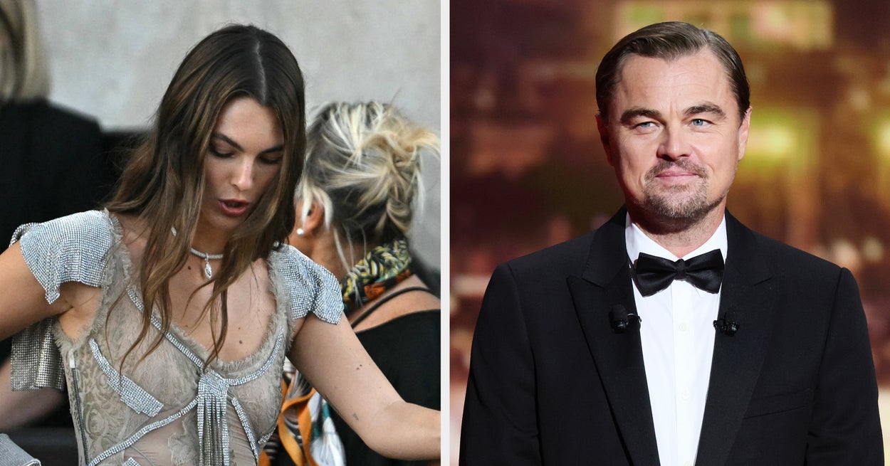 Leonardo DiCaprio’s Girlfriend, Vittoria Ceretti, Shared Before And After Photos Of The Awkward Wardrobe Malfunction She Suffered At Jeff Bezos’s Wedding