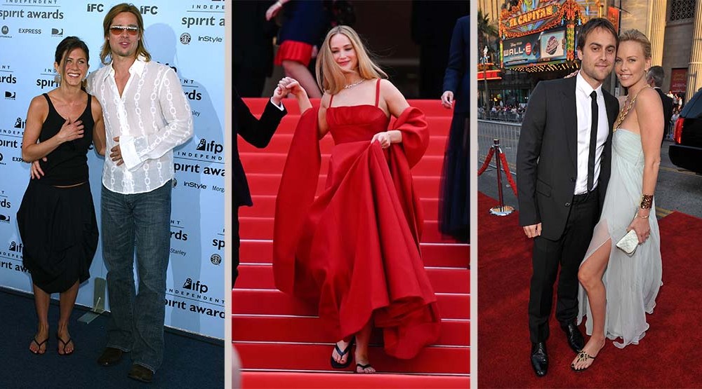 Celebrities Wearing Flip-Flops on the Red Carpet [PHOTOS]