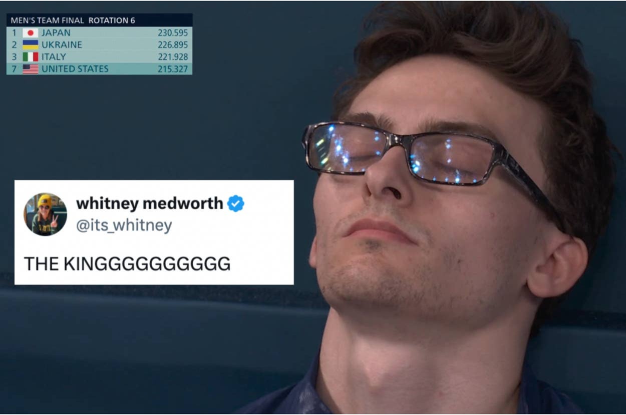 People Are Convinced This Winter Olympian Looks EXACTLY Like The Nerdy Pommel Horse Guy