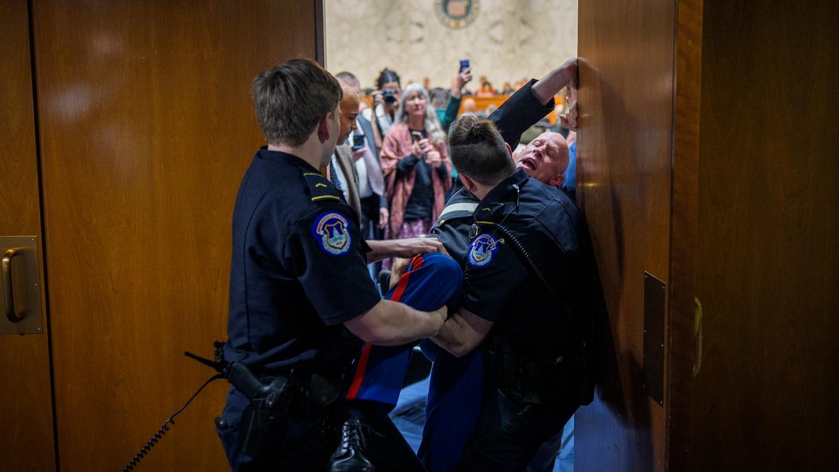 Anti-war activist, three police officers injured in scuffle at U.S. Capitol Hill as Iran Israel war escalates